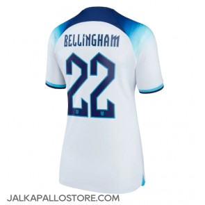 Englanti Jude Bellingham #22 Kotipaita Naisten MM-kisat 2022 Lyhythihainen